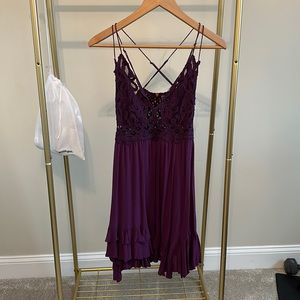 Free people one Adella slip dress